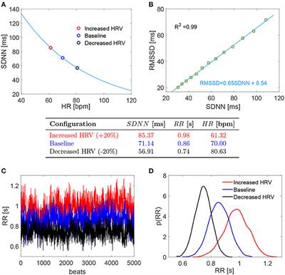 Different Impact of Heart Rate Variability in the Deep Cerebral and Central Hemodynamics at Rest: An in silico Investigation